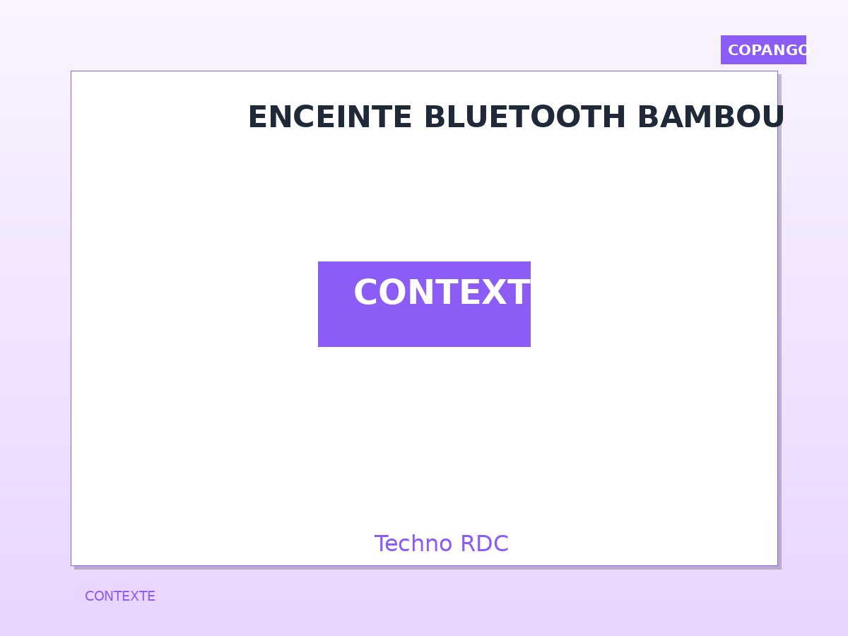 Enceinte Bluetooth bambou - Photo 3